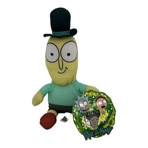 Rick & Morty Mr. Poopy ***** Plush Adult Swim Toy Factory Size 10 NWT